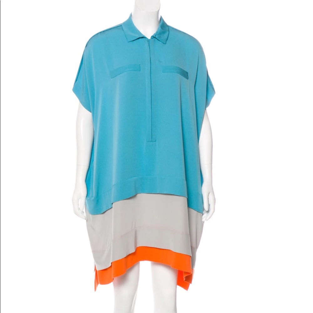 Diane Von Furstenberg Hatsu Silk Shirt Dress